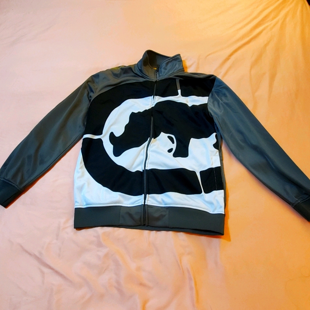 Men's Large Ecko Zip Up Gray Jacket